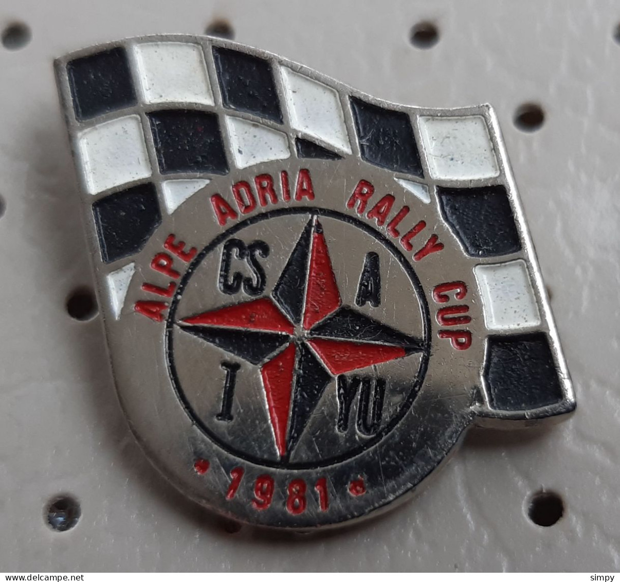 Alpe Adria Rally Cup 1981 Slovenia Ex Yugoslavia Pinn - Automobilismo - F1