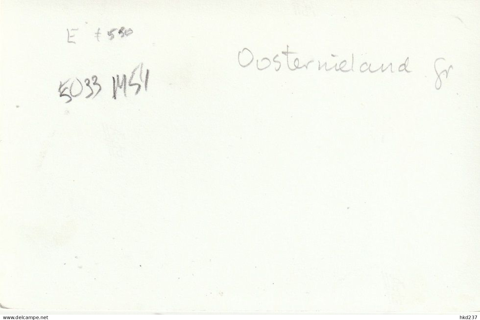 Oosternieland Kerk Fotokaart    5033 - Sonstige & Ohne Zuordnung
