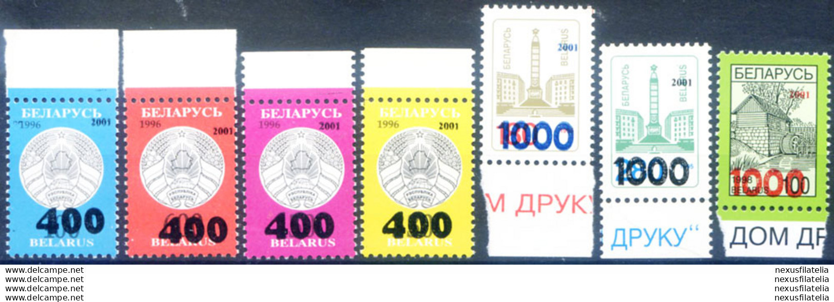 Definitiva. Soprastampati 2001. - Belarus