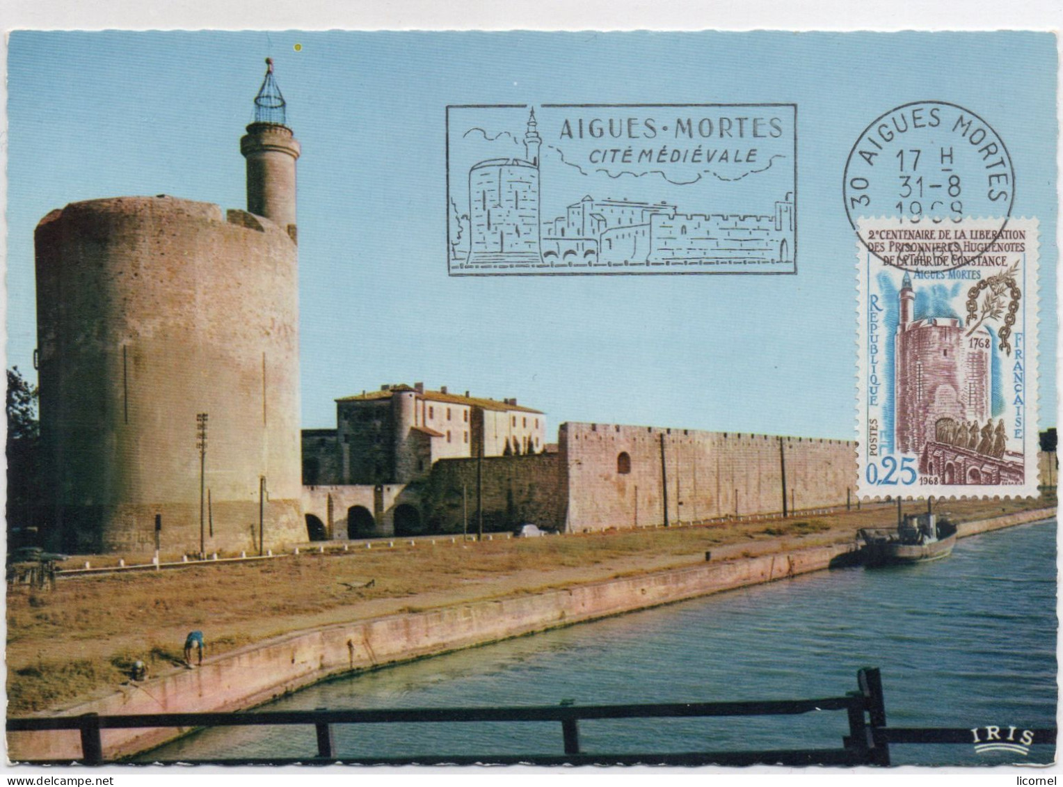 Cartes Maxi  1968 Premier Jour :AIGUES MORTES - 1960-1969