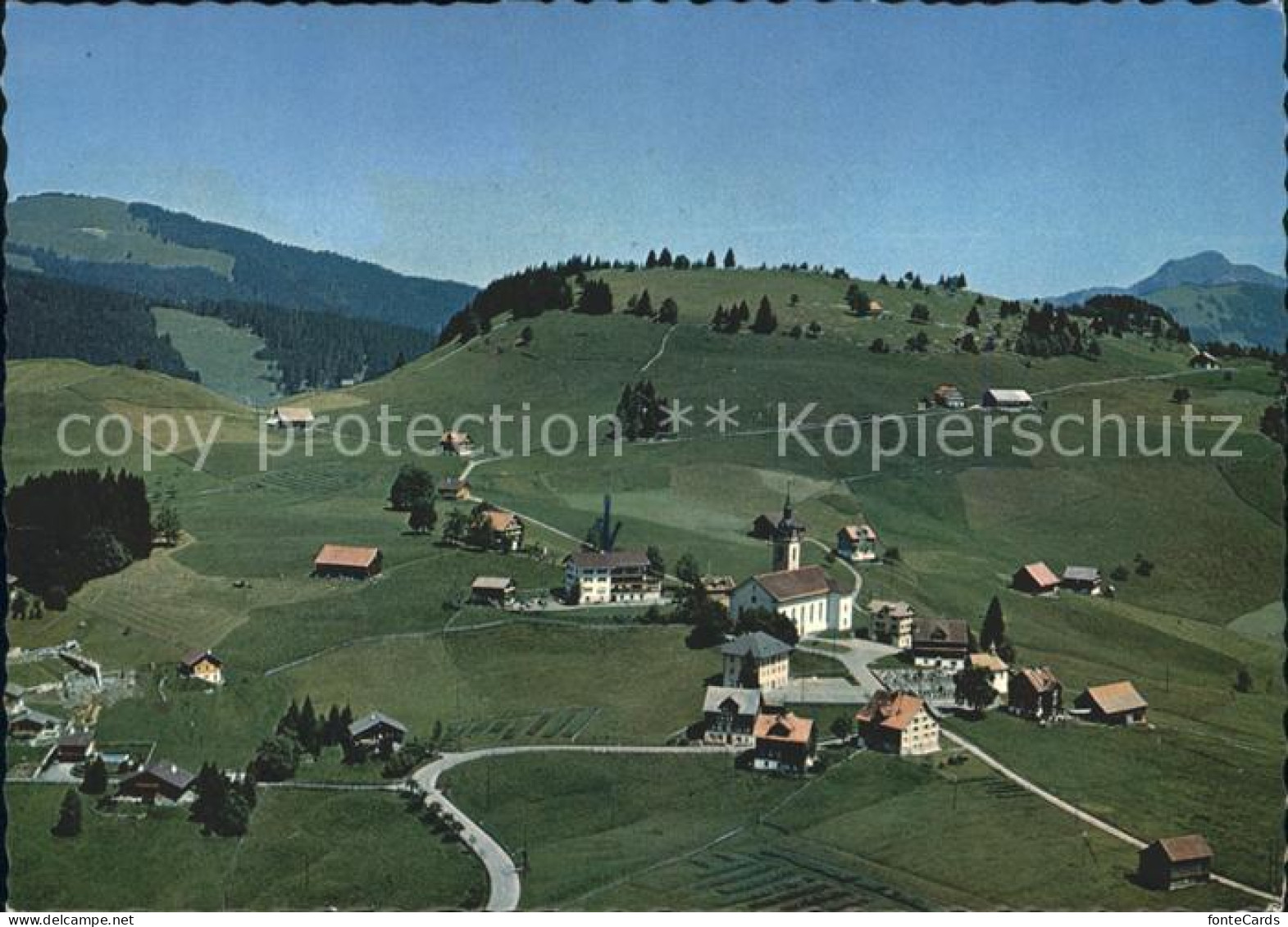 11896660 Oberiberg Schweizer Gesellenhaus Fliegeraufnahme Oberiberg - Otros & Sin Clasificación