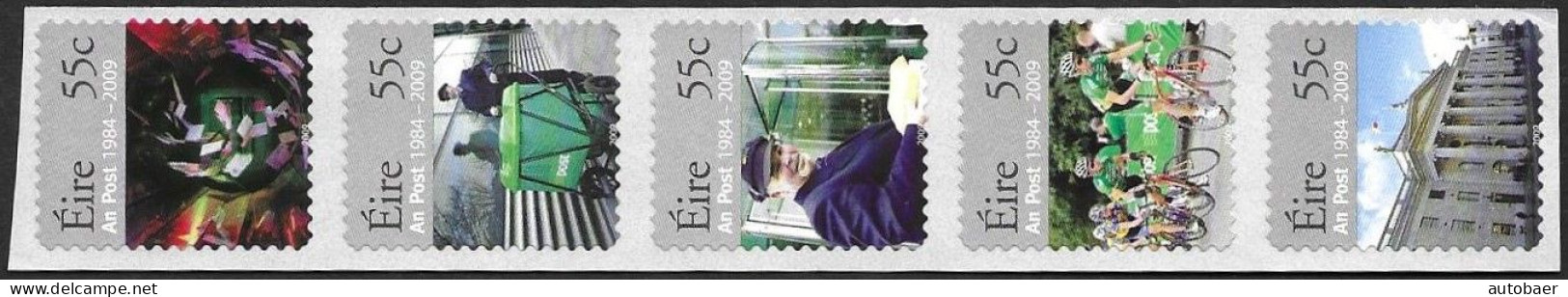Irland Eire Ireland 2009 25 Years AN-Post Michel No 1881-85 Streifen Stripe MNH Postfrisch Neuf ** - Unused Stamps