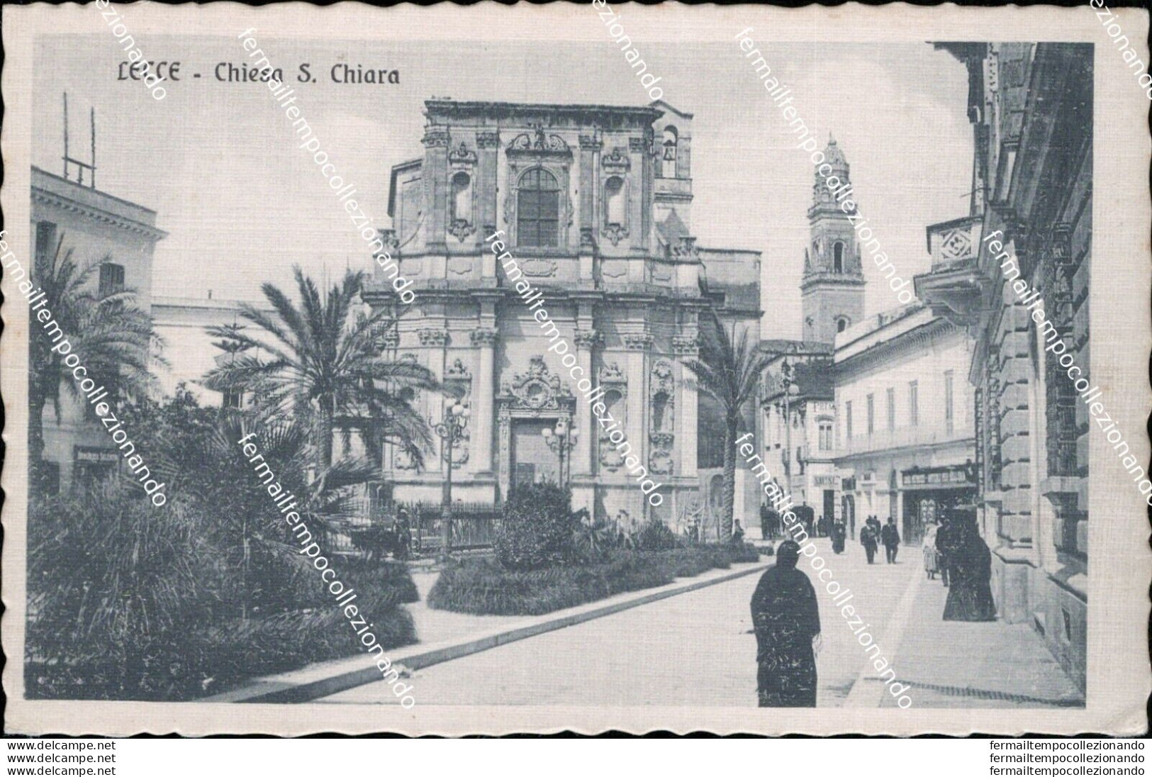 Az19 Cartolina Lecce Citta' Chiesa S.chiara - Lecce