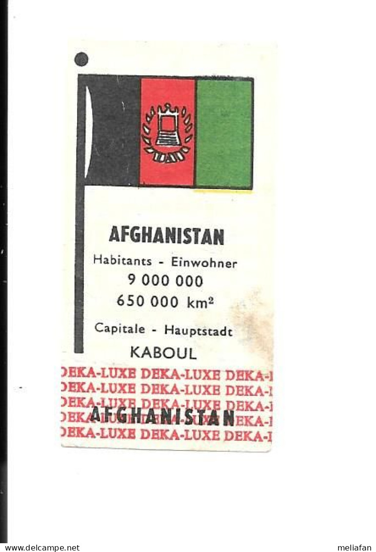 ED17 - VIGNETTES DEKA LUXE - DRAPEAUX - AFGANISTAN - Autres & Non Classés