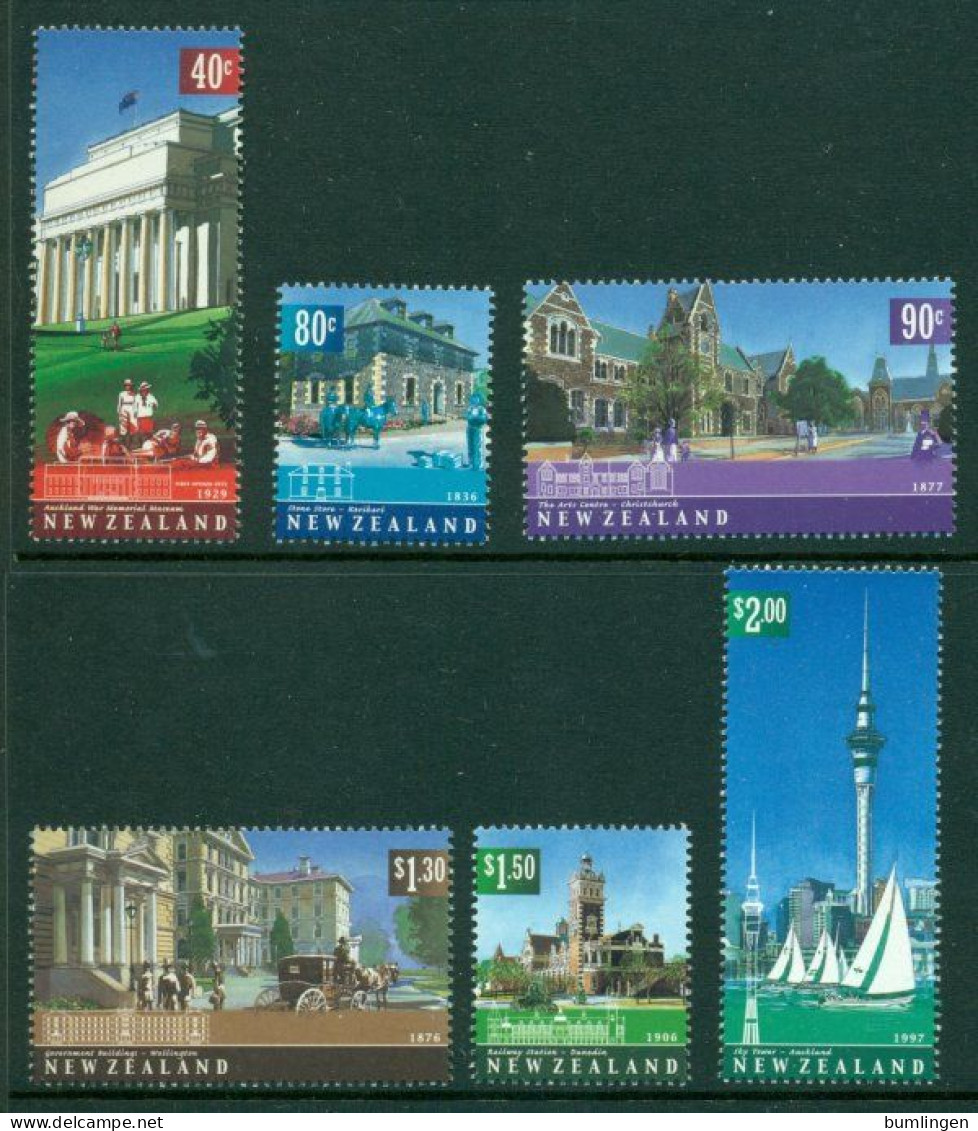 NEW ZEALAND 2002 Mi 1979-84** Architecture [B1151] - Other & Unclassified