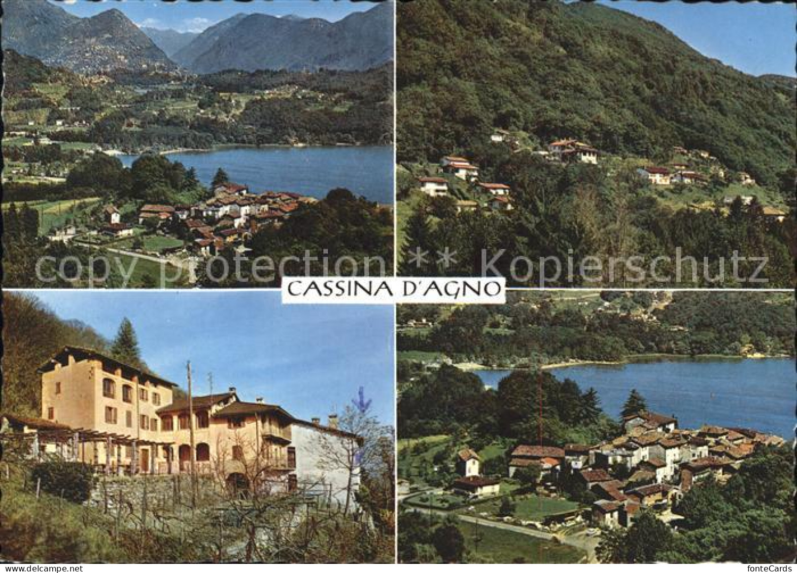 11896621 Agno Lago Di Lugano Cassina Panorama Agno - Other & Unclassified