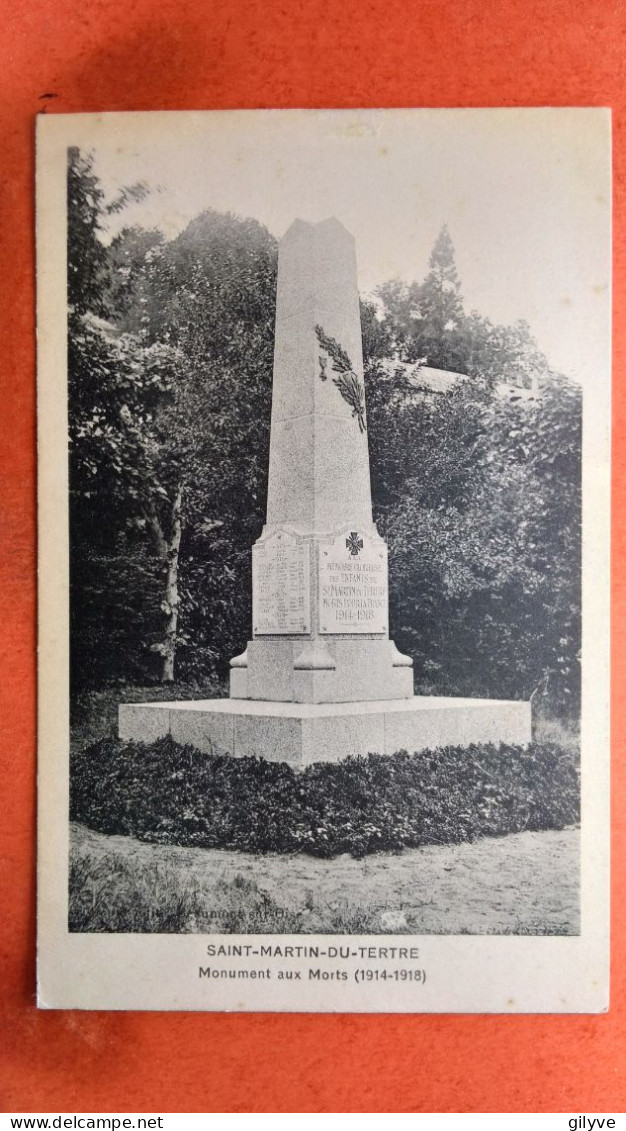 CPA (95)  Saint Martin Du Tertre.   Monument Aux Morts.  (7A.446) - Saint-Martin-du-Tertre
