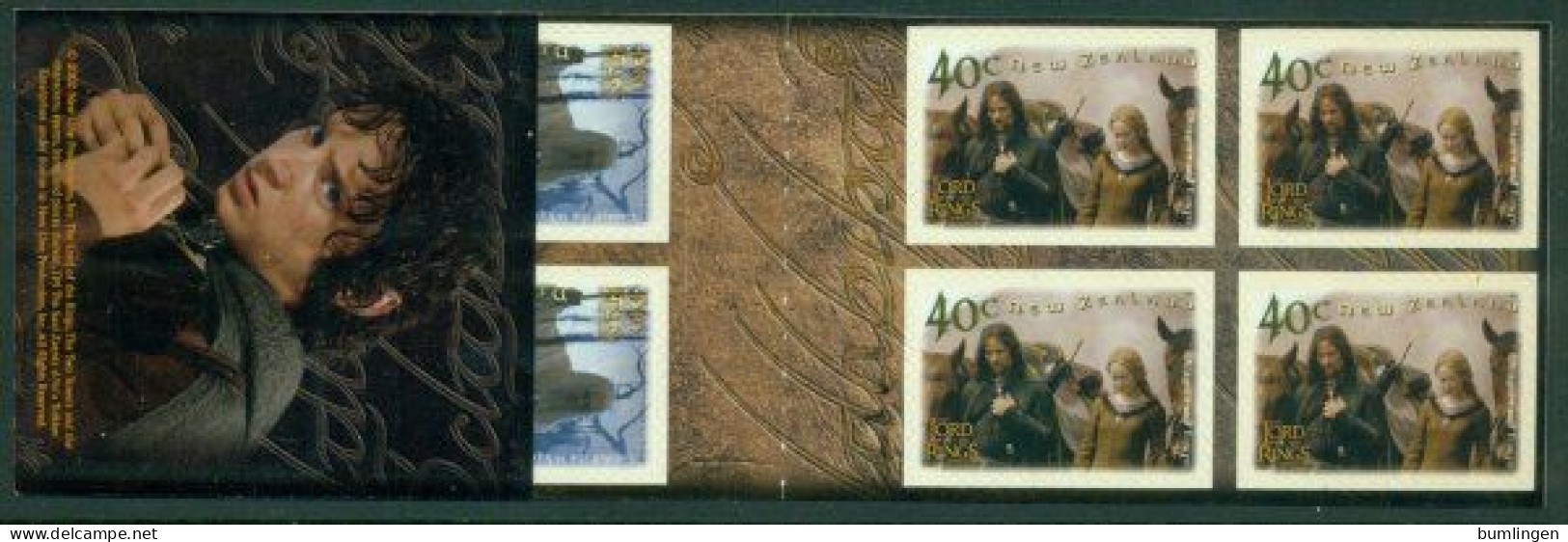 NEW ZEALAND 2002 Mi 2046-51 Booklet** Lord Of The Rings [B1154] - Fairy Tales, Popular Stories & Legends