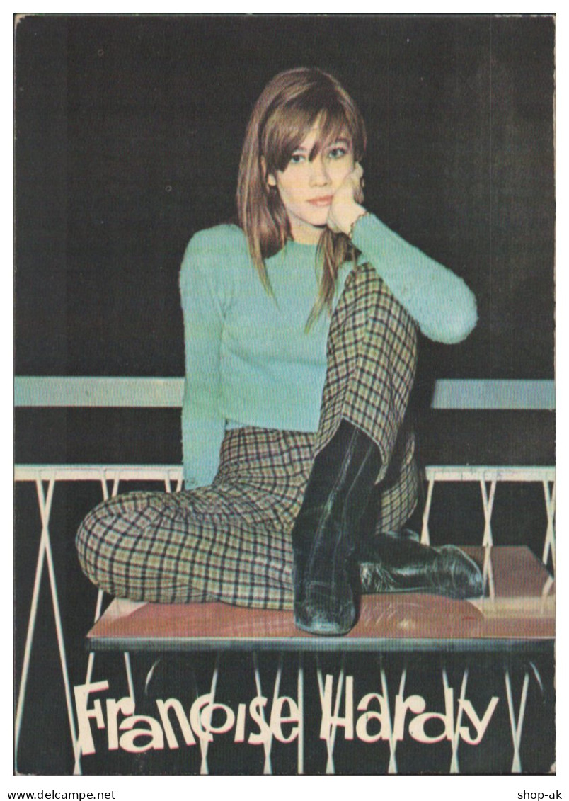 Y29019/ Francoise Hardy Schöne AK 60/70er Jahre - Chanteurs & Musiciens