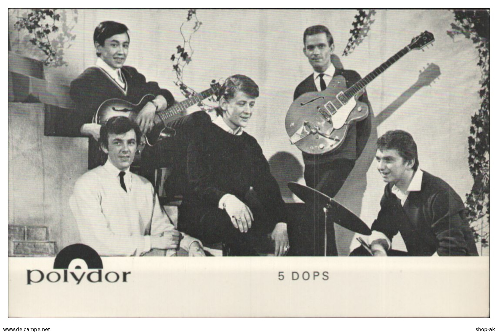 Y29022/ 5 Dops Bgleitband Von Manuela  Polydor-Autogrammkarte 60er Jahre - Other & Unclassified