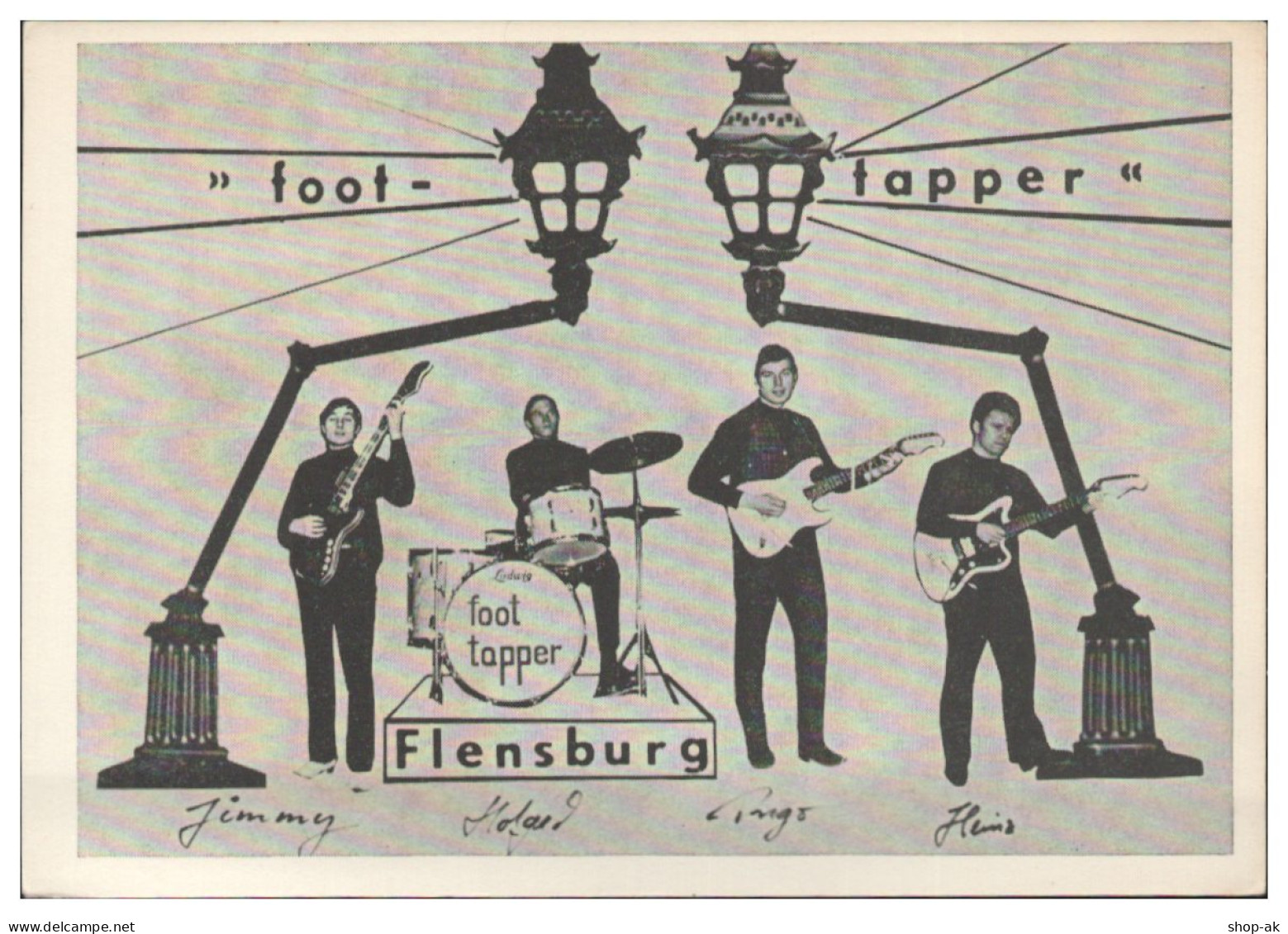 Y29027/ Toot-Tapper Aus Flensburg Beat- Popband   Autogrammkarte 1967 - Autographs
