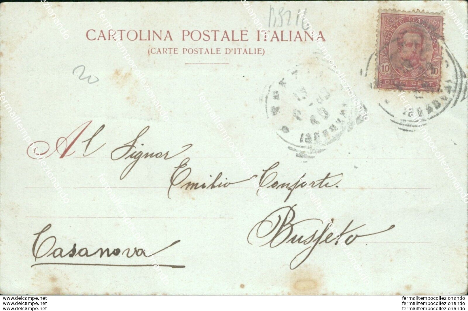 Bs216 Cartolina Spezia Citta' Porto 1900 - La Spezia