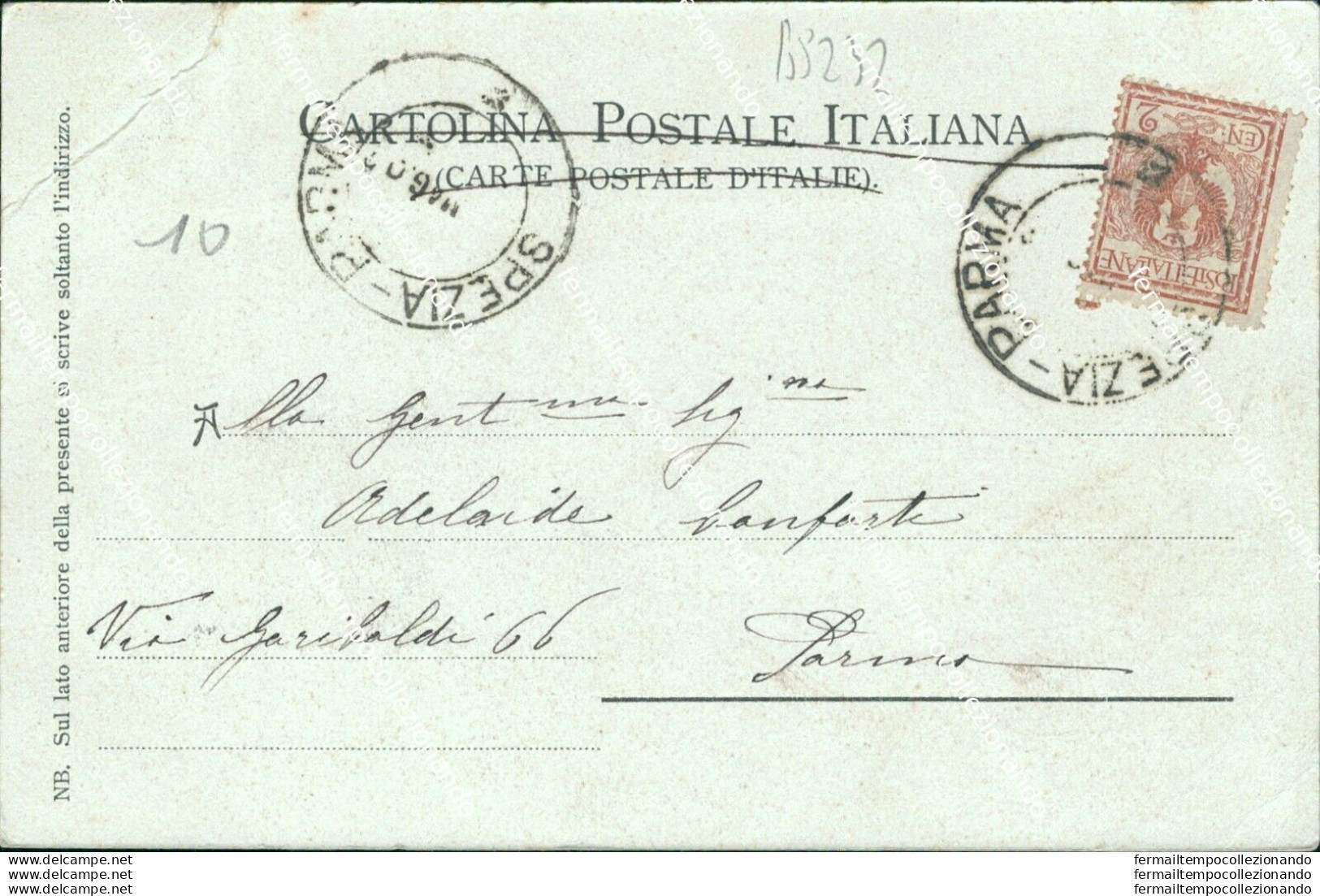 Bs232 Cartolina Golfo Della Spezia Vezzano Basso Inizio 900  Liguria - La Spezia