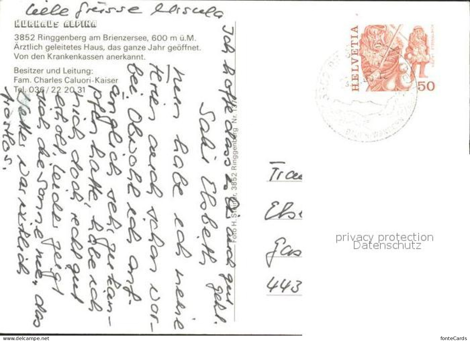 11896572 Ringgenberg Am Brienzersee Kurhaus Alpina Ringgenberg BE - Other & Unclassified