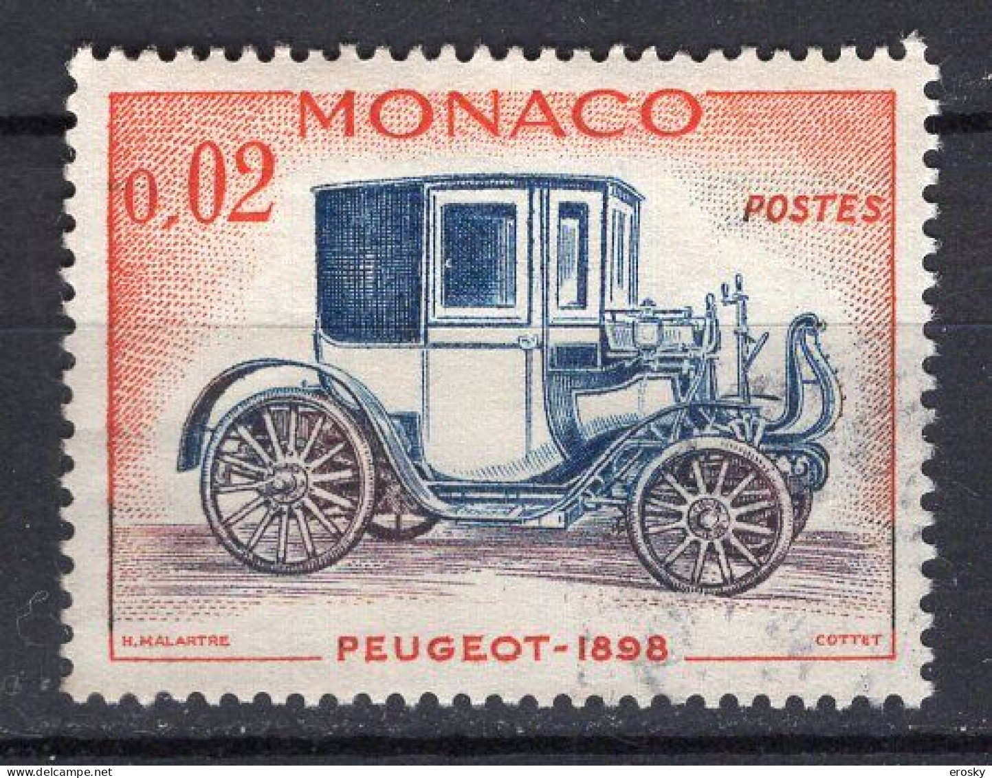 Q6742 - MONACO Yv N°558 - Gebraucht