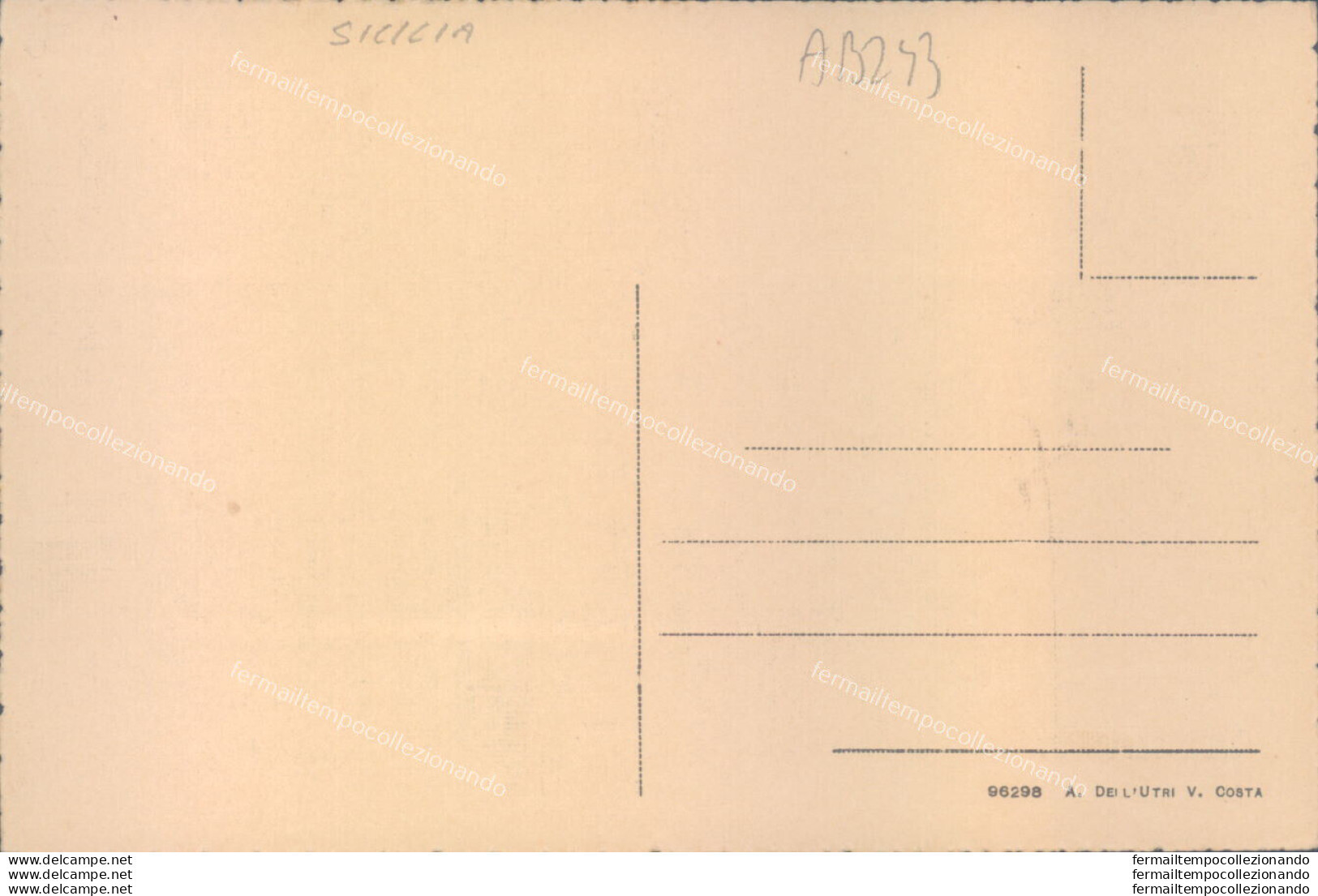 Ab243 Cartolina Caltanissetta Citta' Palazzo Provinciale E Sede Della Prefettura - Caltanissetta