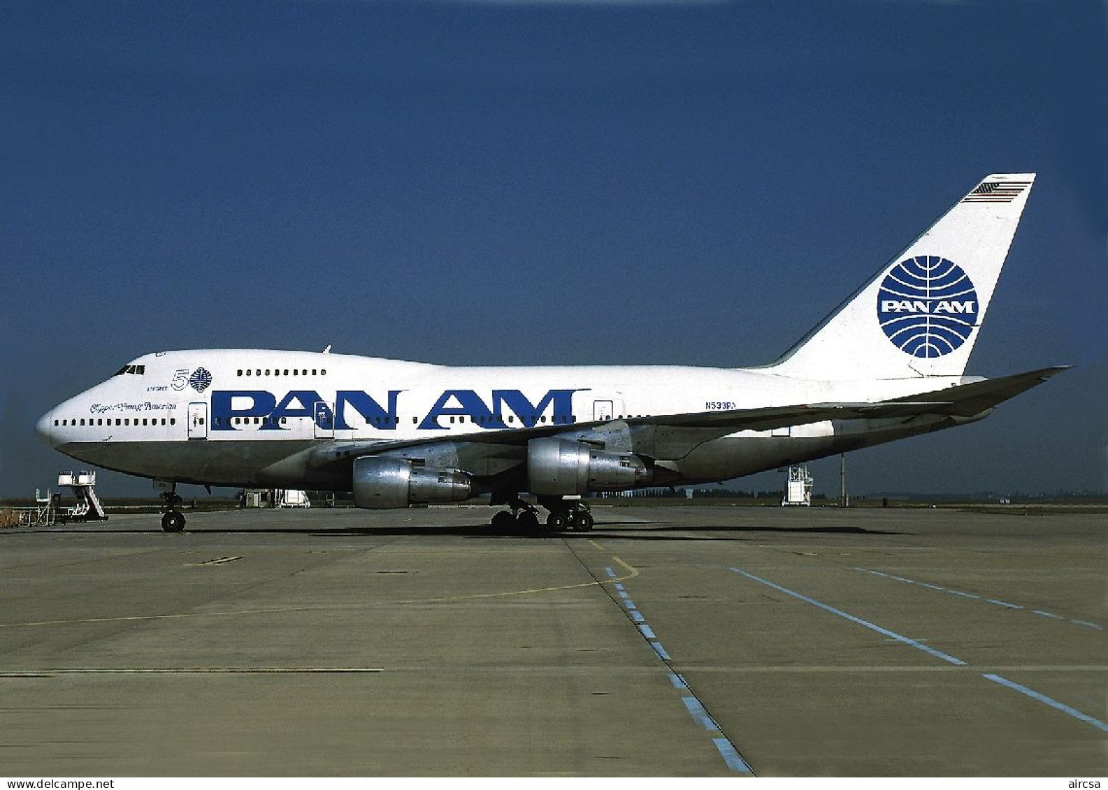 Aviation Postcard-WGA-1493 PAN AM Boeing 747SP - 1946-....: Modern Era