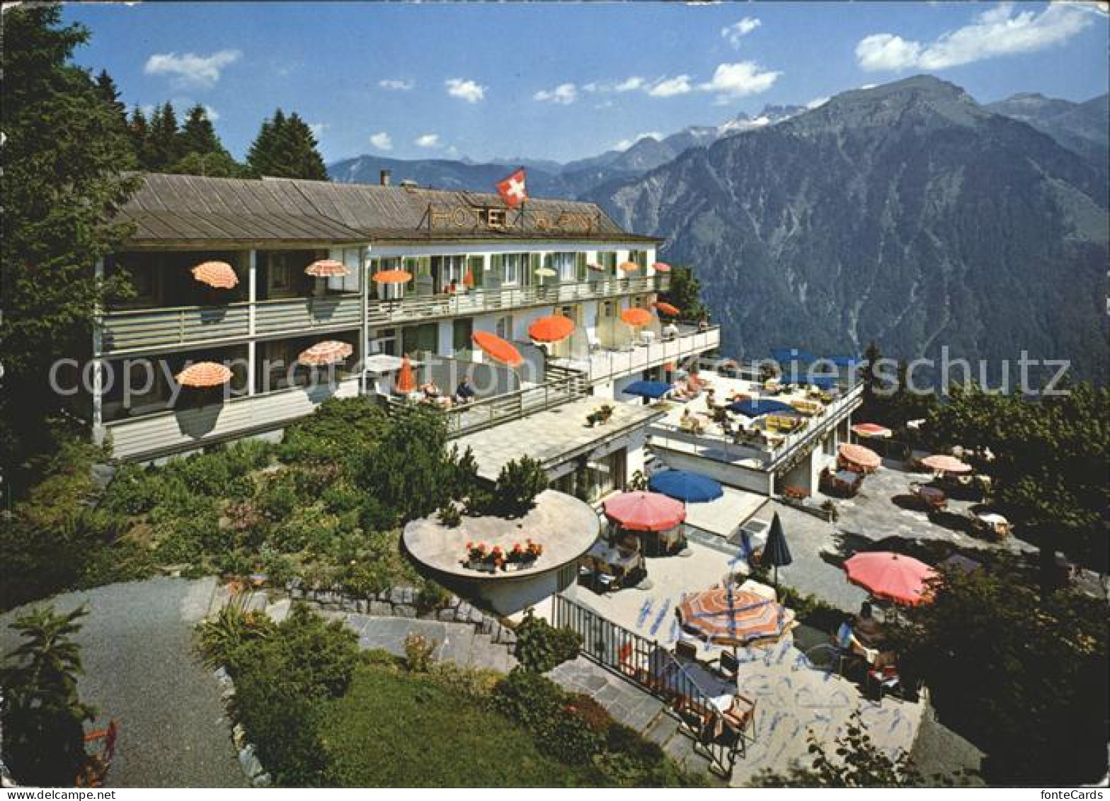 11896498 Braunwald GL Hotel Alpina Terrasse Braunwald - Sonstige & Ohne Zuordnung