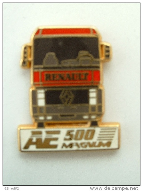 Pin's CAMION - RENAULT AE 500 MAGNUM - Transport Und Verkehr