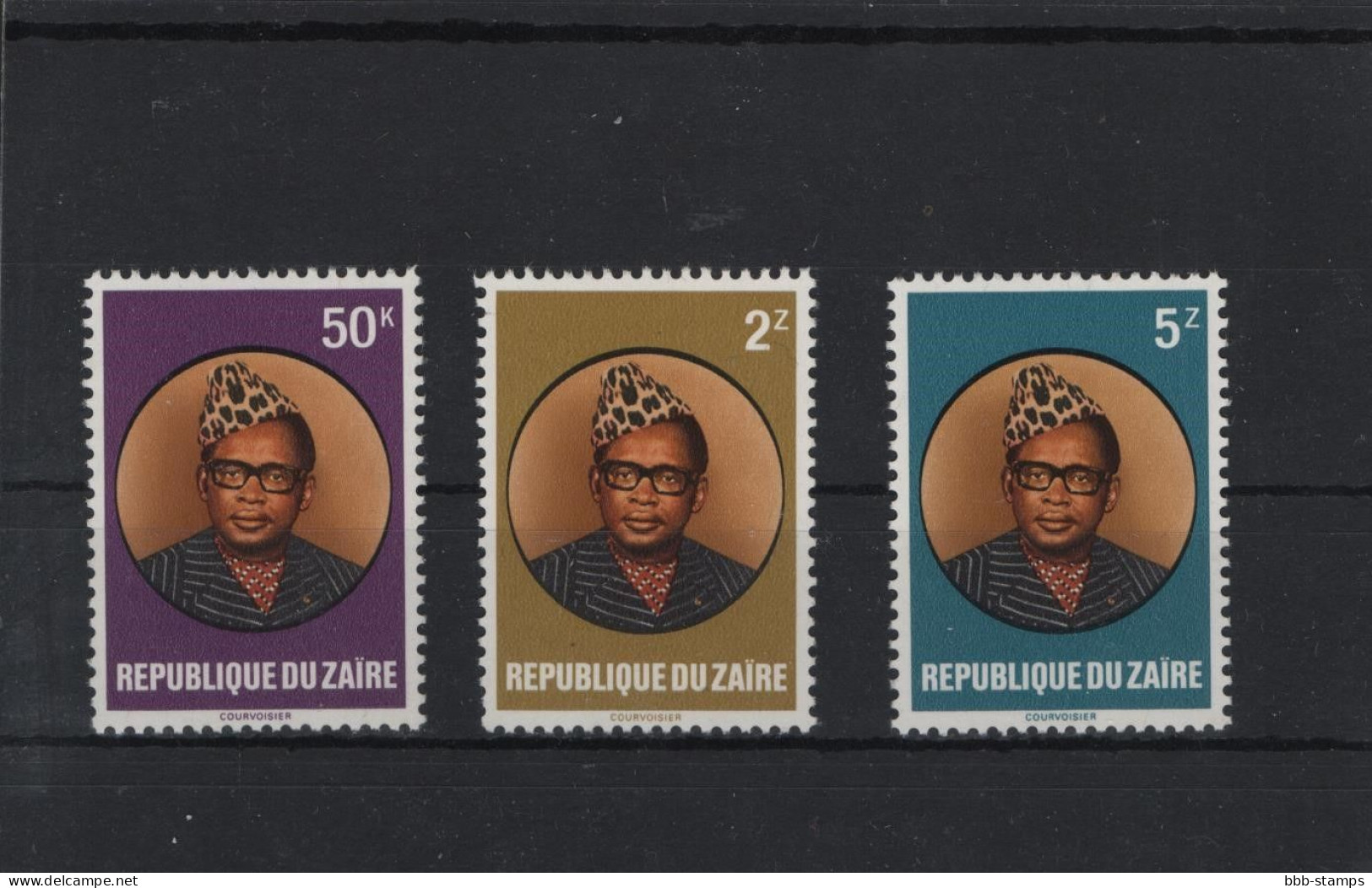 Kongo Kinshasa Michel Cat.No. Mnh/** 756/758 - Unused Stamps