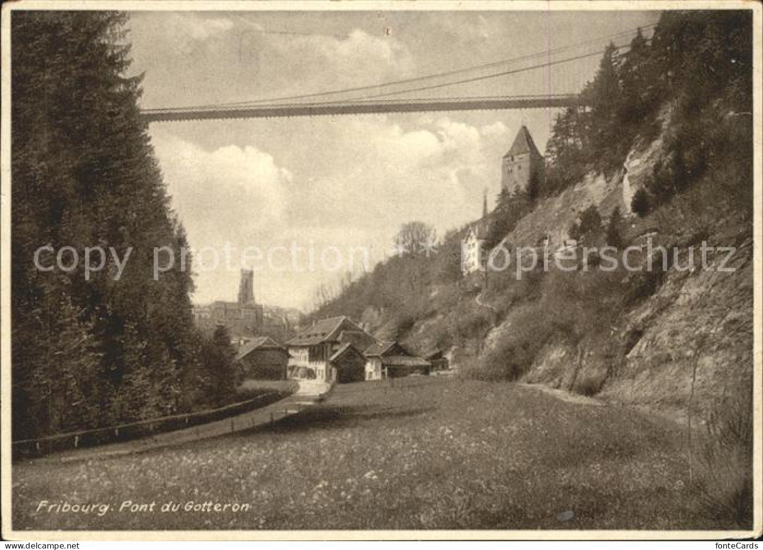 11896451 Fribourg FR Pont Du Gotteron Fribourg - Otros & Sin Clasificación