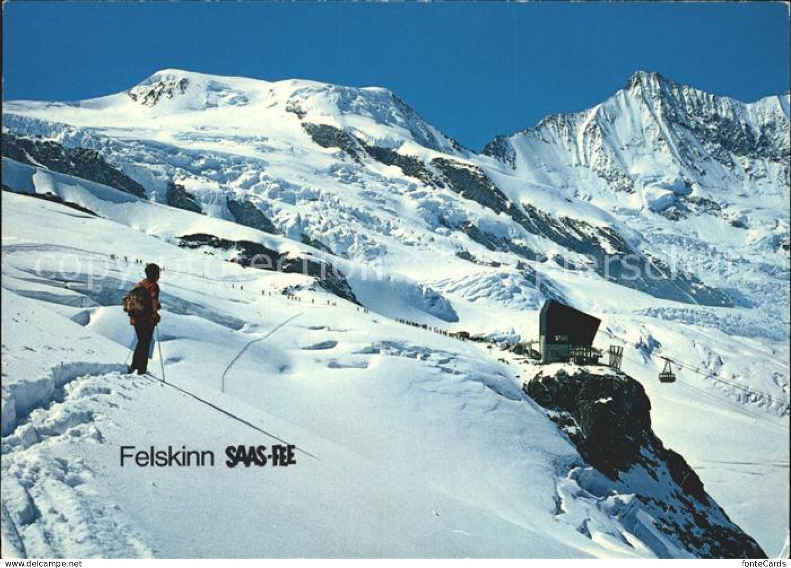 11896412 Saas-Fee Felskinn Luftseilbahn Alphubel Taeschhorn Saas-Fee - Autres & Non Classés