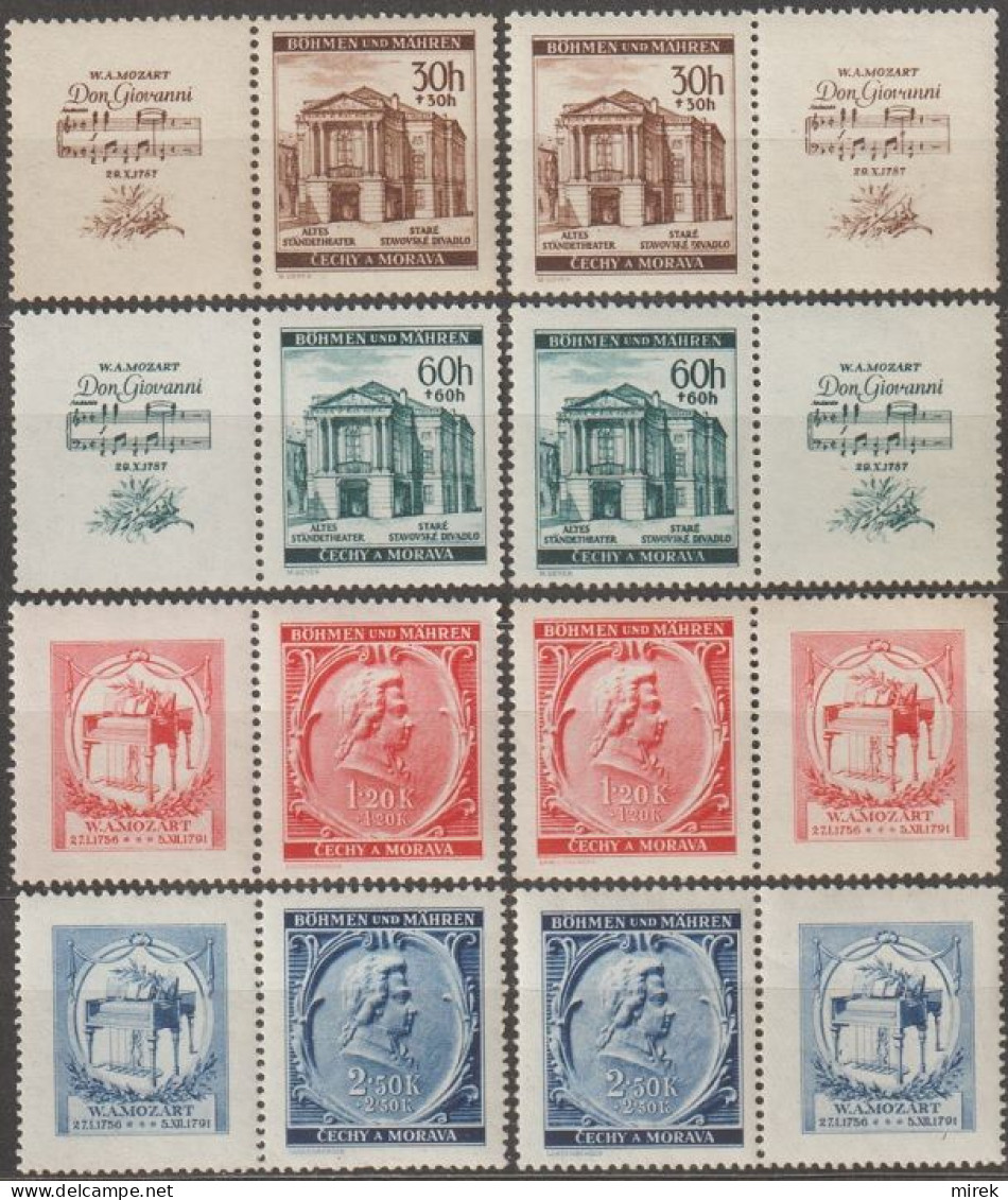 019/ Pof. 68-71, Stamps With Coupon - Neufs
