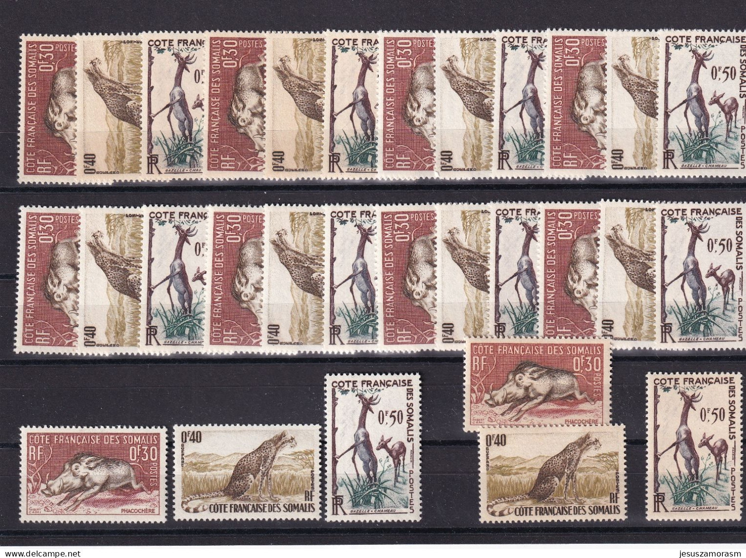 Costa Francesa De Somalia Nº 287 Al 289 - 10 Series - Unused Stamps