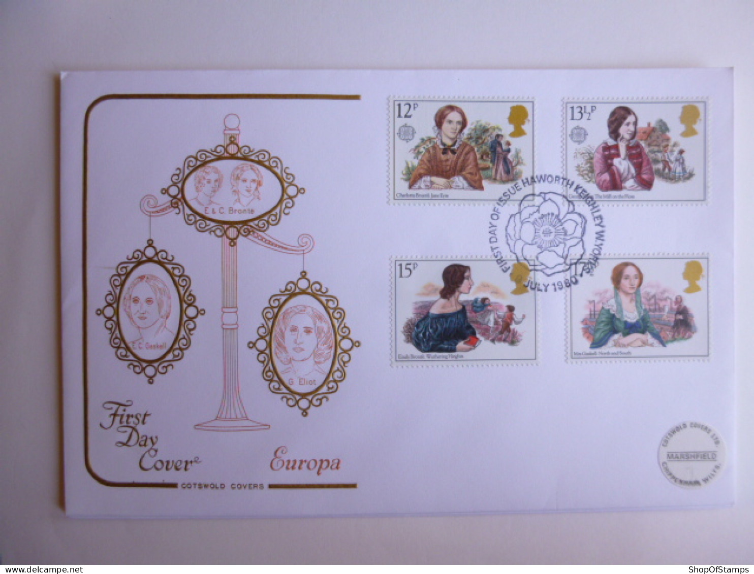 GREAT BRITAIN SG 1125-28 FAMOUS AUTHORESSES   FDC HAWORTH KEIGHLEY - Unclassified