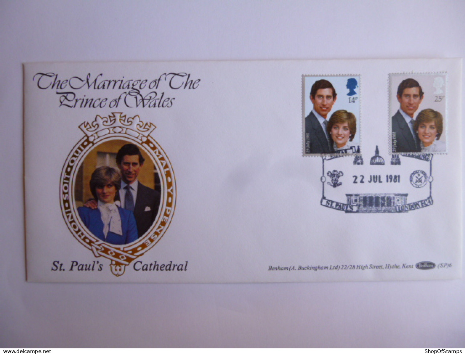 GREAT BRITAIN SG 1160-61 ROYAL WEDDING   FDC ST PAUL'SLONDON - Ohne Zuordnung