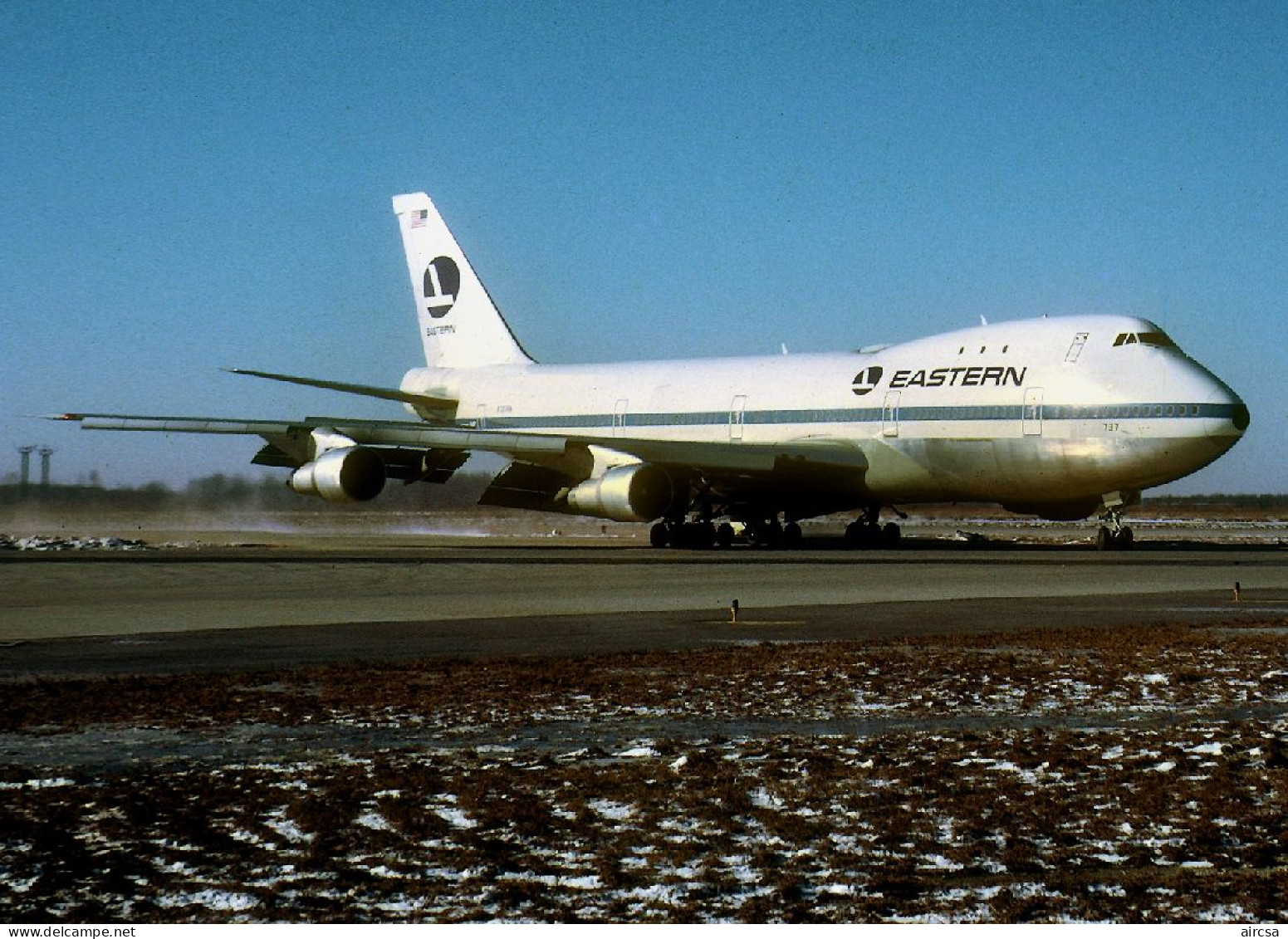 Aviation Postcard-WGA-1496 EASTERN AIRLINES Boeing 747 - 1946-....: Modern Era