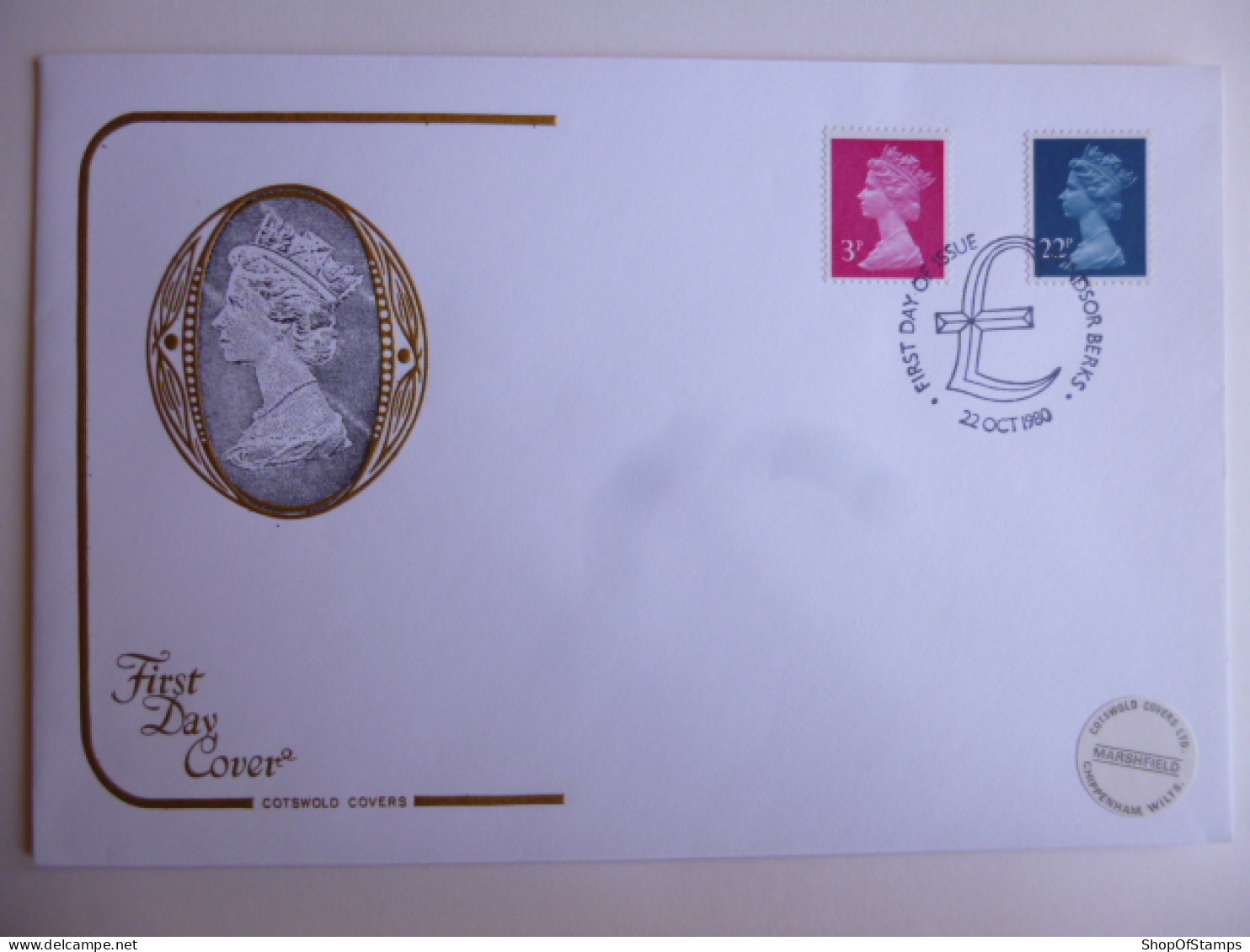 GREAT BRITAIN SG DEFINITIVES ISSUE DATED  22.10.80 FDC  - Non Classés