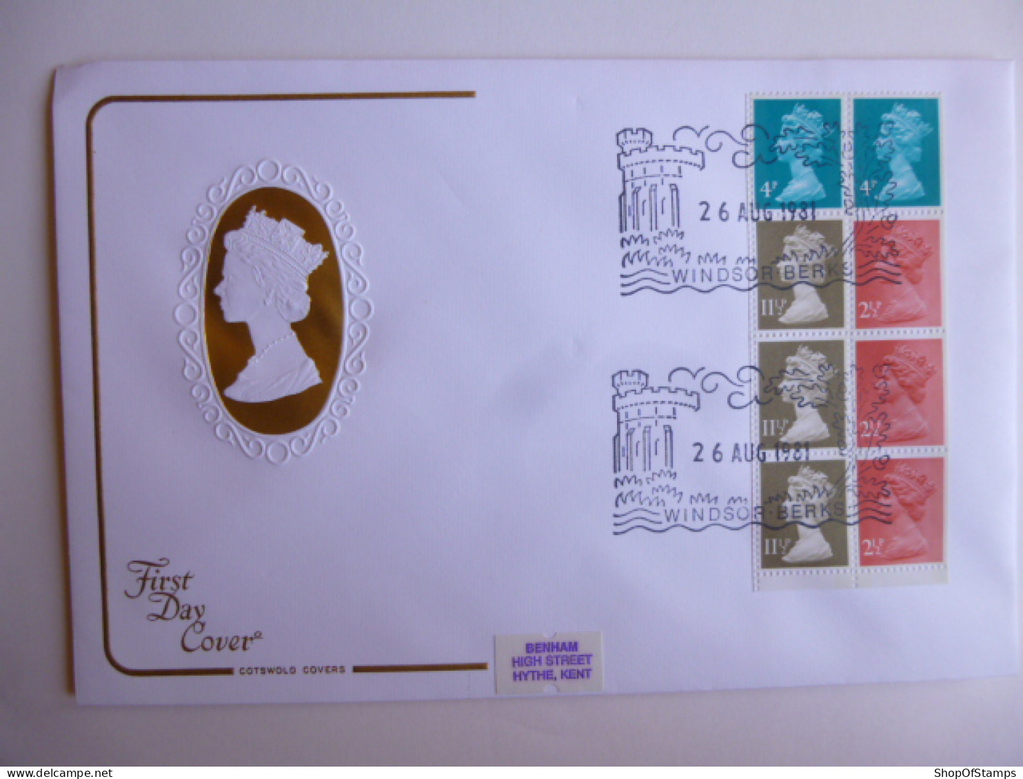GREAT BRITAIN SG DEFINITIVES ISSUE DATED  26.01.81 FDC  - Ohne Zuordnung
