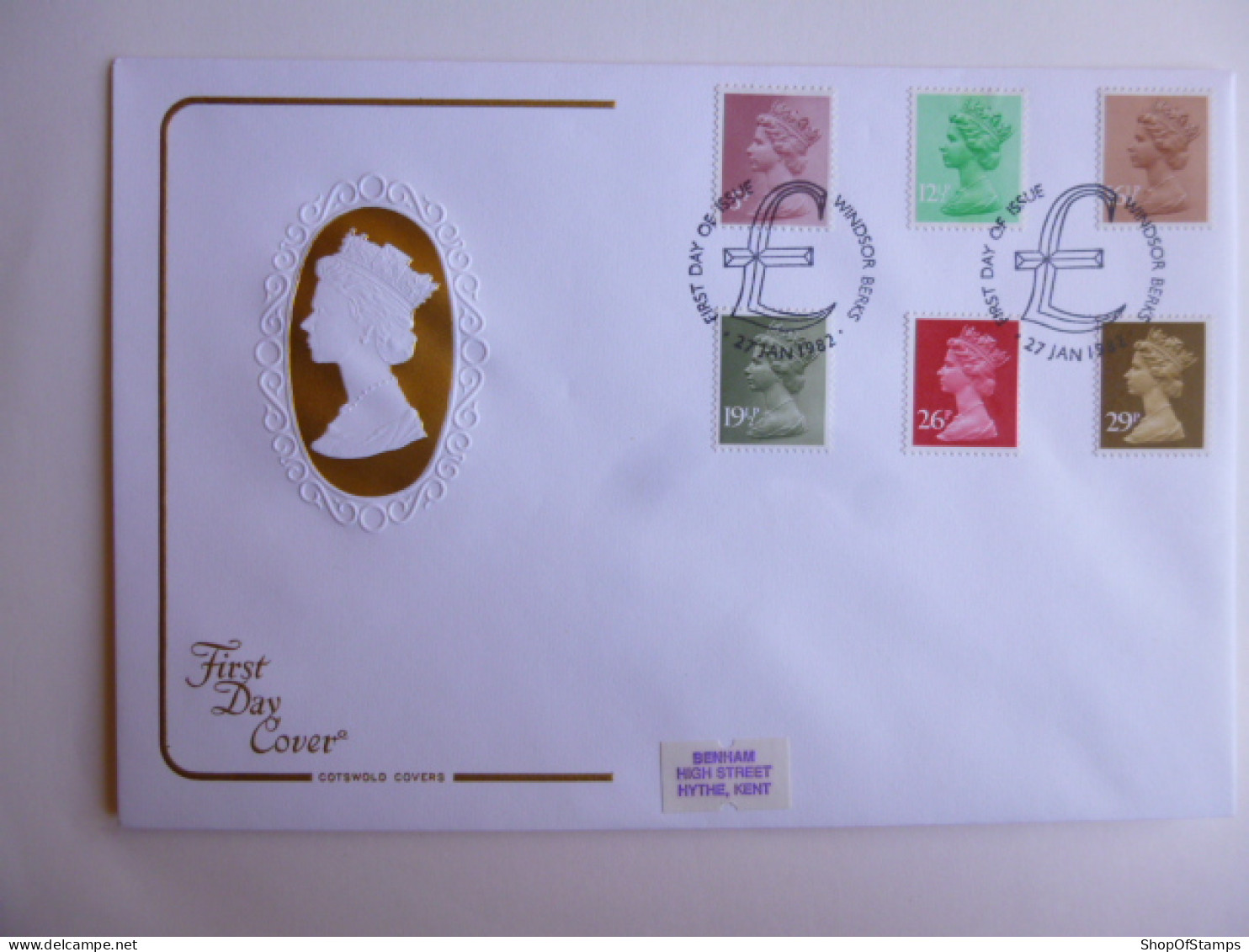 GREAT BRITAIN SG DEFINITIVES ISSUE DATED  27.01.82 FDC  - Unclassified