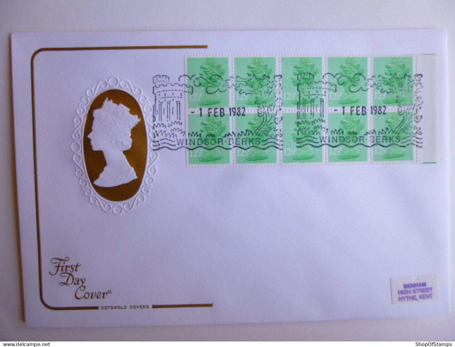 GREAT BRITAIN SG DEFINITIVES ISSUE DATED  01.02.82 FDC  - Non Classés