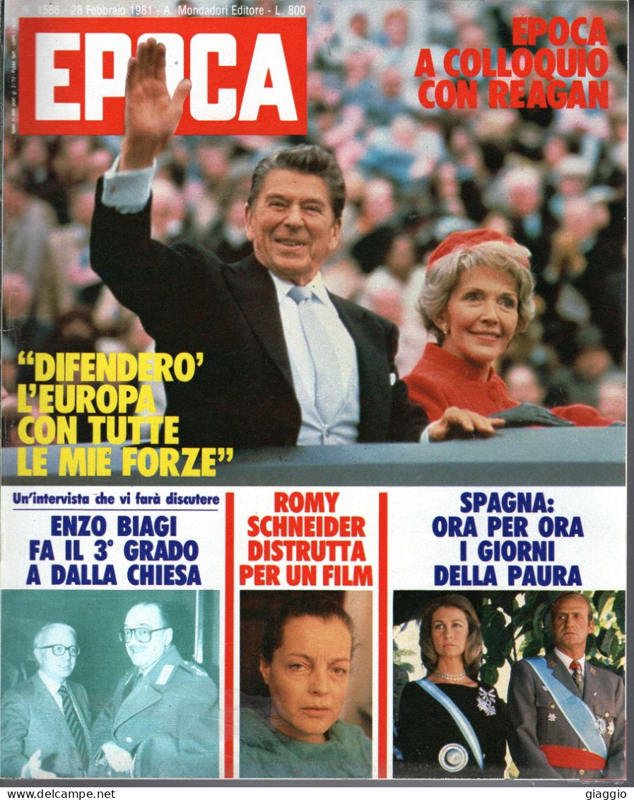 °°° RIVISTA EPOCA N° 1586 DEL 28 FEBBRAIO 1981 °°° - Sonstige & Ohne Zuordnung