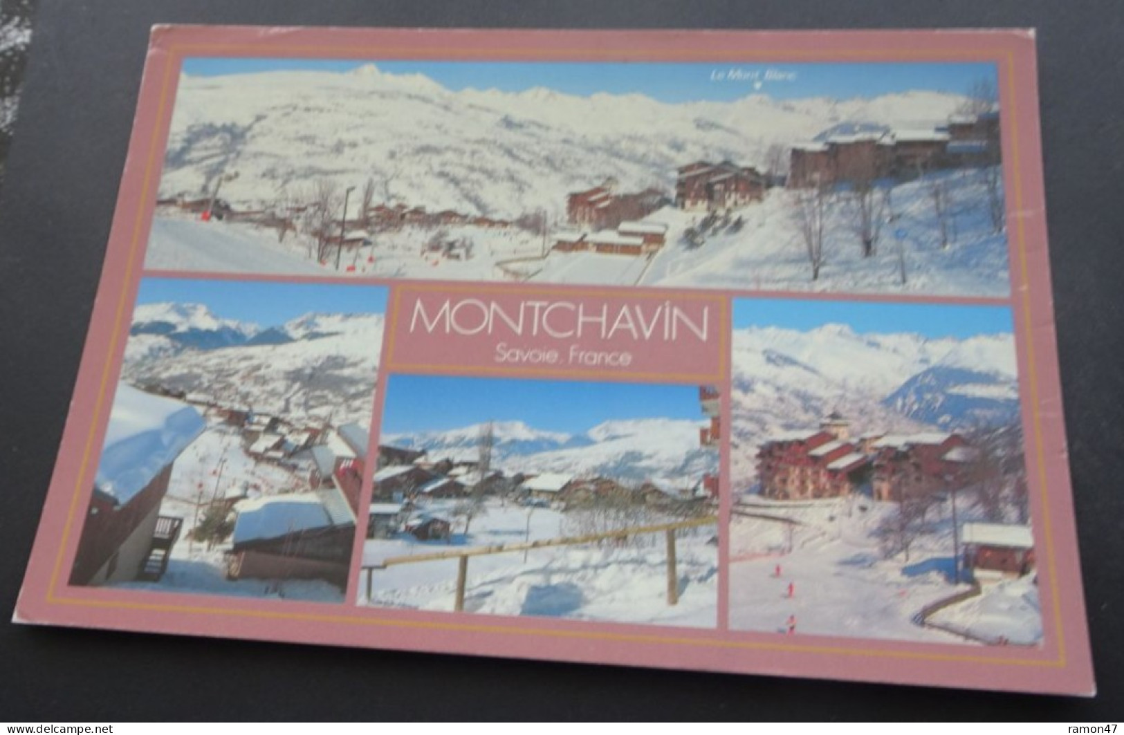 Montchavin - Panorama De La Station Face Au Mont Blanc Le Vieux Village, La Station, Au Départ Des Pistes - EDY Chambéry - Albertville