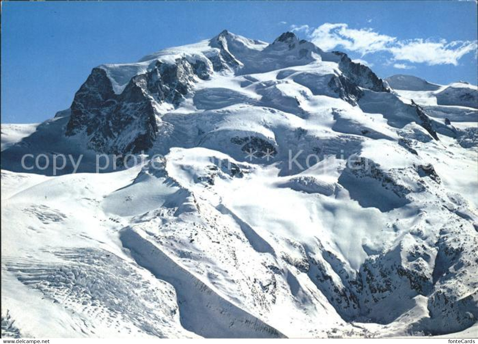 11896330 Zermatt VS Monte Rosa Blick Vom Gornergrat  - Autres & Non Classés