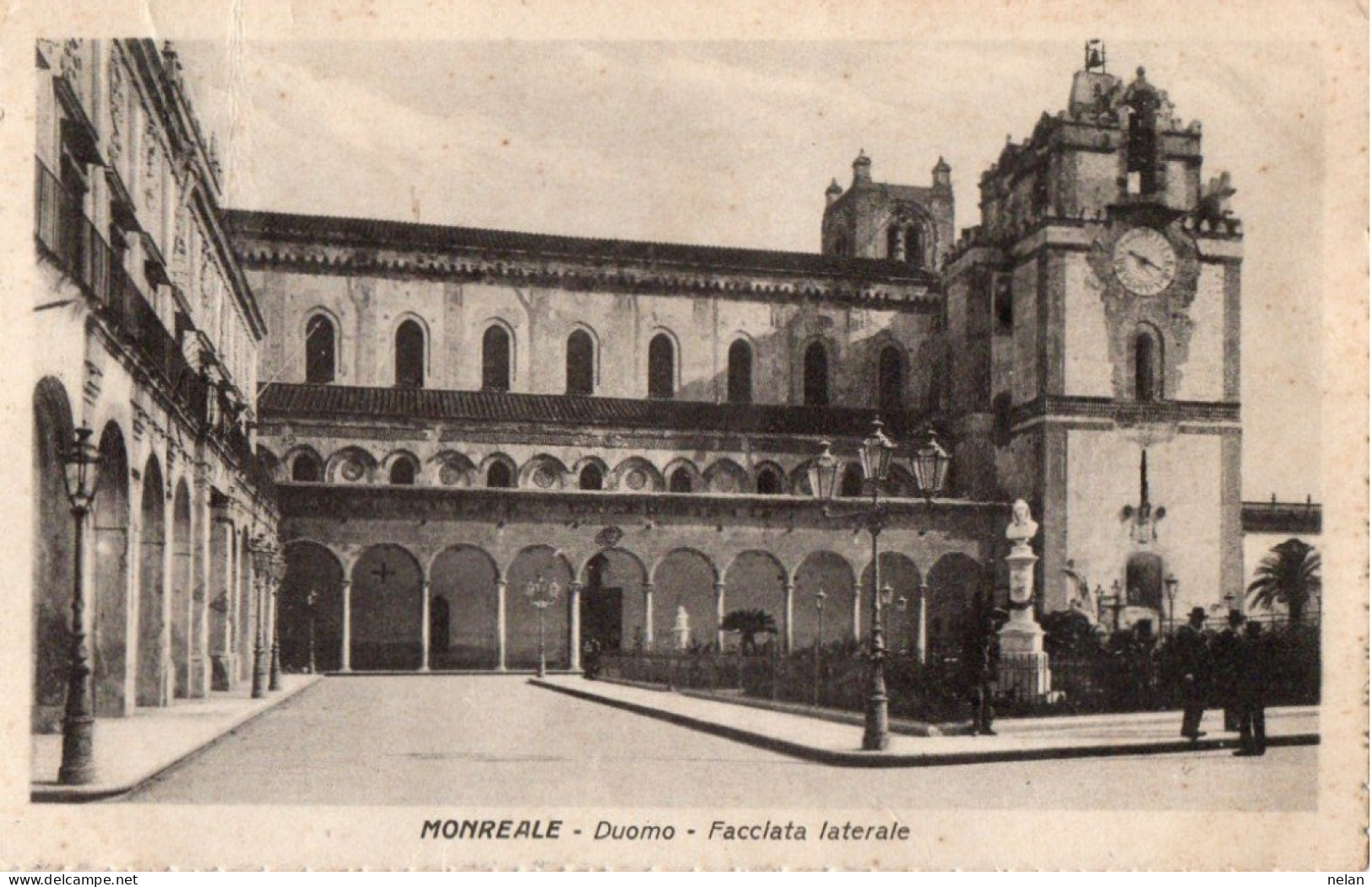 MONREALE - DUOMO - FACCIATA LATERALE - F.P. - Palermo