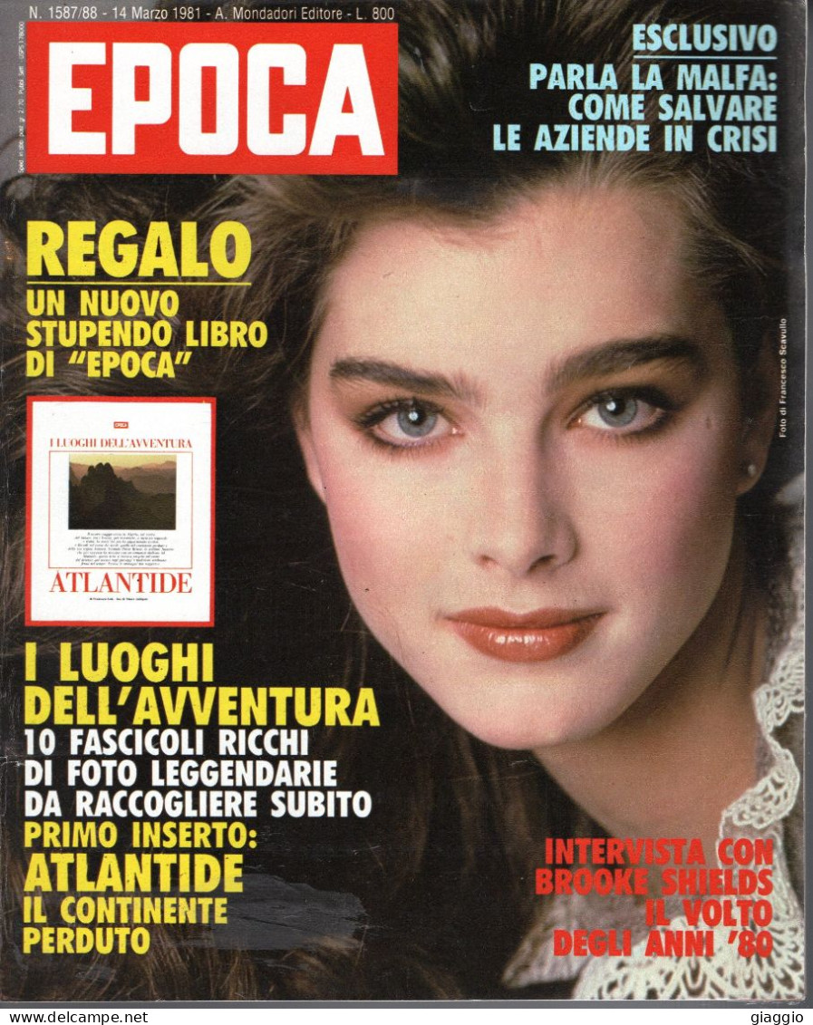 °°° RIVISTA EPOCA N° 1587/88 DEL 14 MARZO 1981 °°° - Other & Unclassified