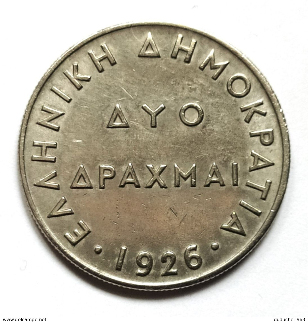 Grèce - 2 Drachmes 1926 - Grèce