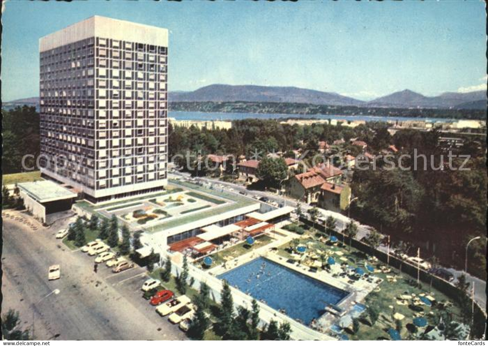 11892460 Geneve GE Hotel Intercontinental Swimming Pool Alpenblick Geneve - Otros & Sin Clasificación