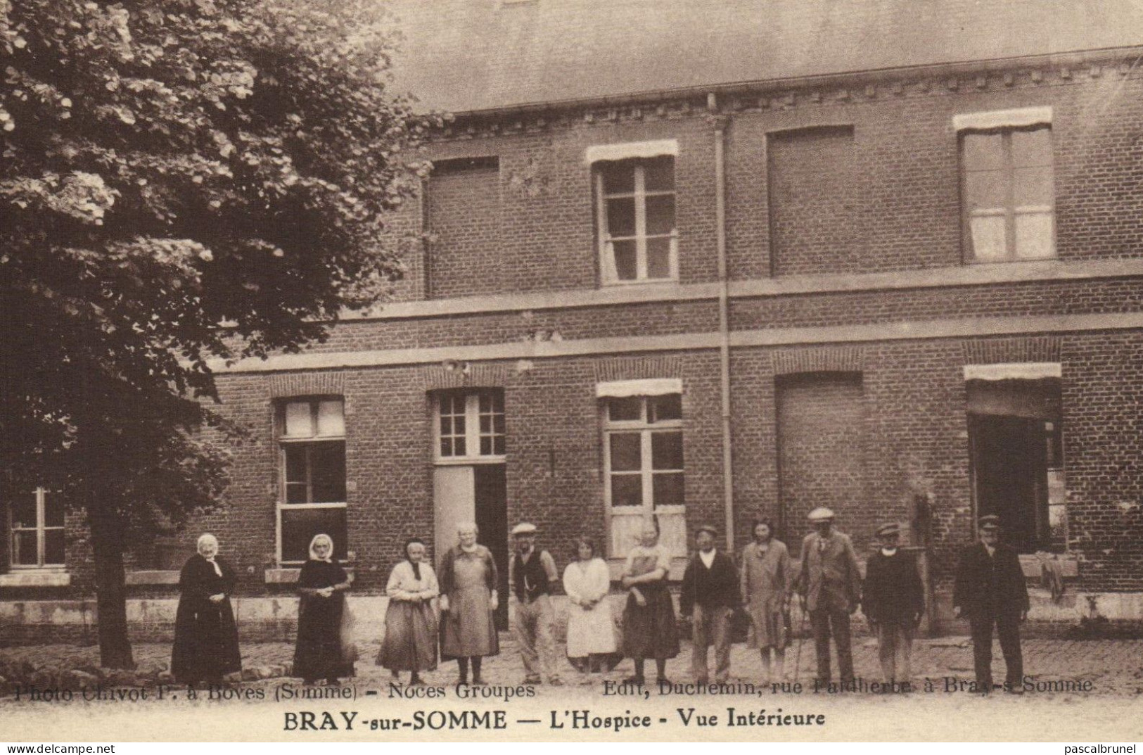 BRAY SUR SOMME - L'HOSPICE - VUE INTERIEURE - Bray Sur Somme