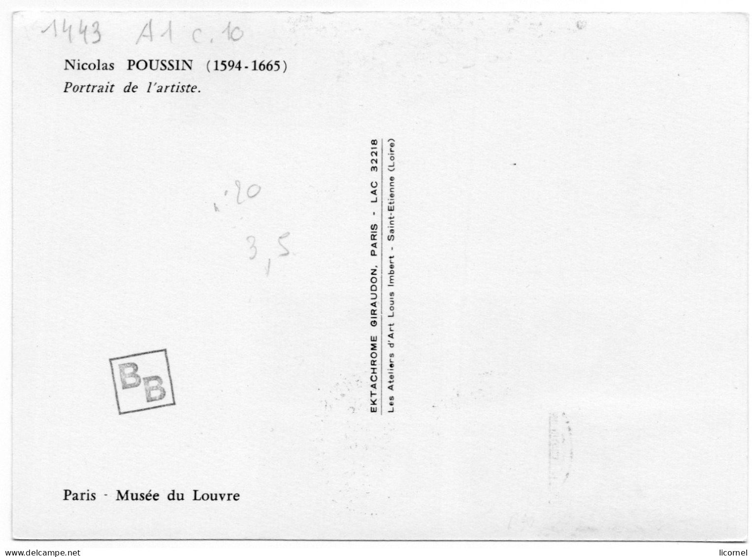 Carte Maxi 1965 Premier Jour : NICOLAS POUSSIN - 1960-1969