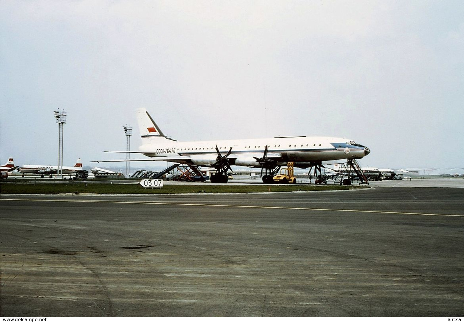 Aviation Postcard-WGA-1499 AEROFLOT Tupolev Tu-114 - 1946-....: Modern Era