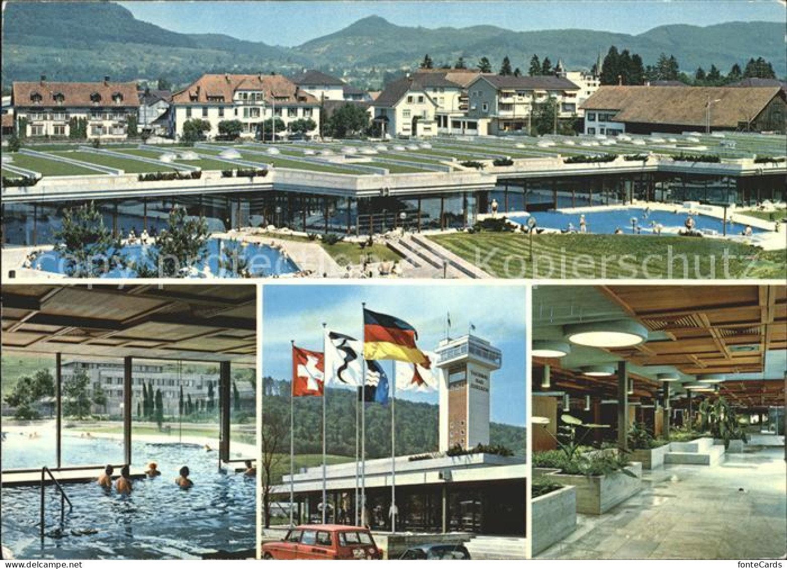 11891438 Zurzach Thermalbad Schwimmbecken Hotelturm Bad Zurzach - Autres & Non Classés