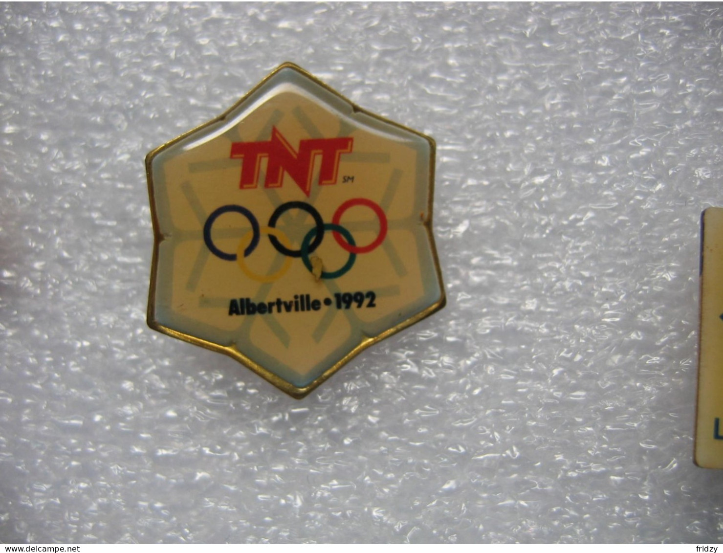 Pin's Des Jeux Olympiques D'ALBERTVILLE En 1992, Sponsorisés Par La TNT - Jeux Olympiques