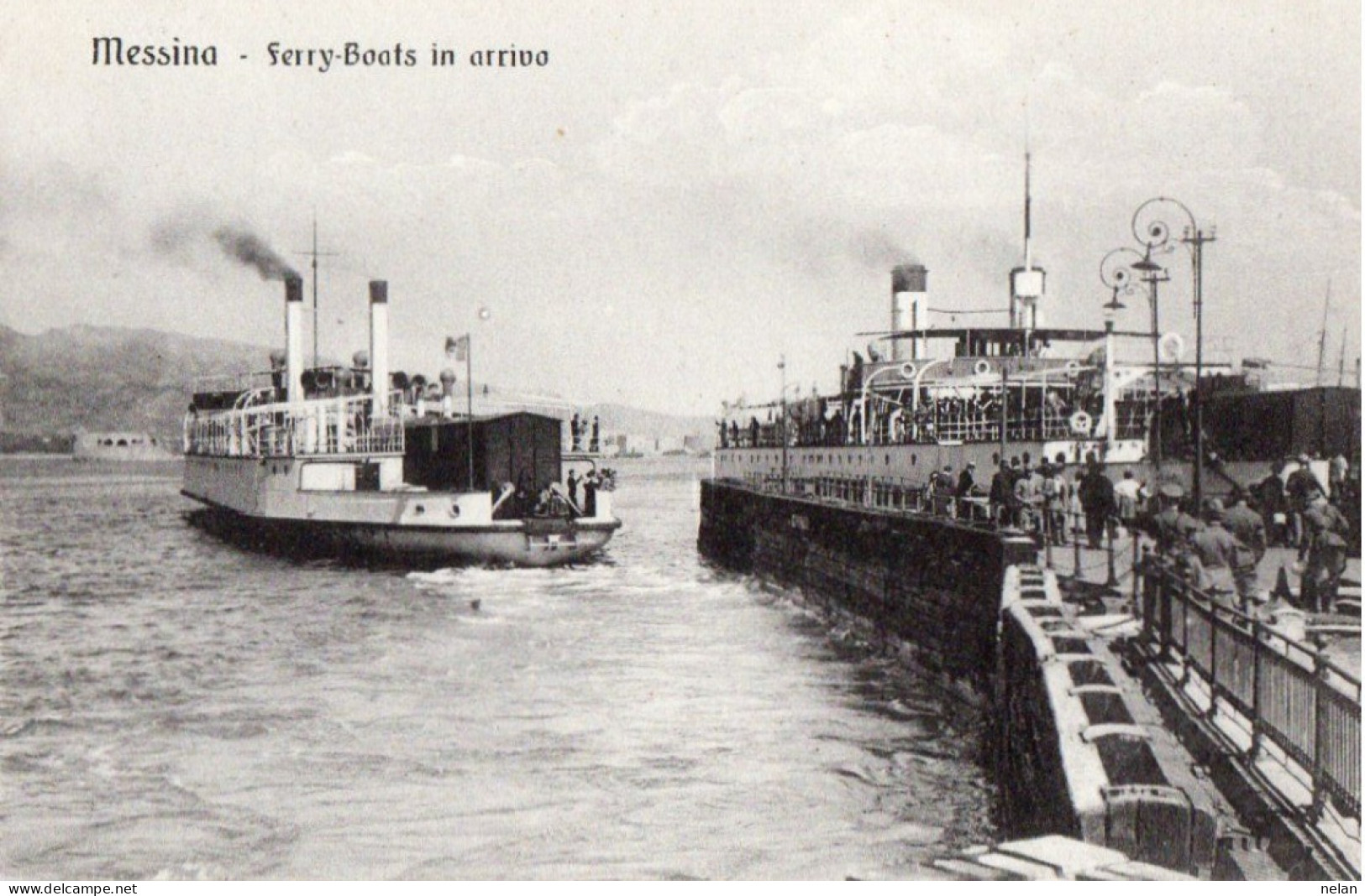 MESSINA - FERRY BOATS IN ARRIVO - F.P. - Messina