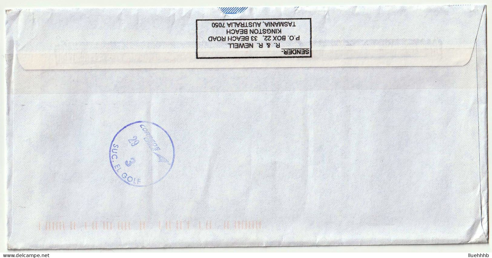 AUSTRALIA: $3.60 Point Gibbon Solo Usage In 2005 Cover To CHILE - Cartas & Documentos