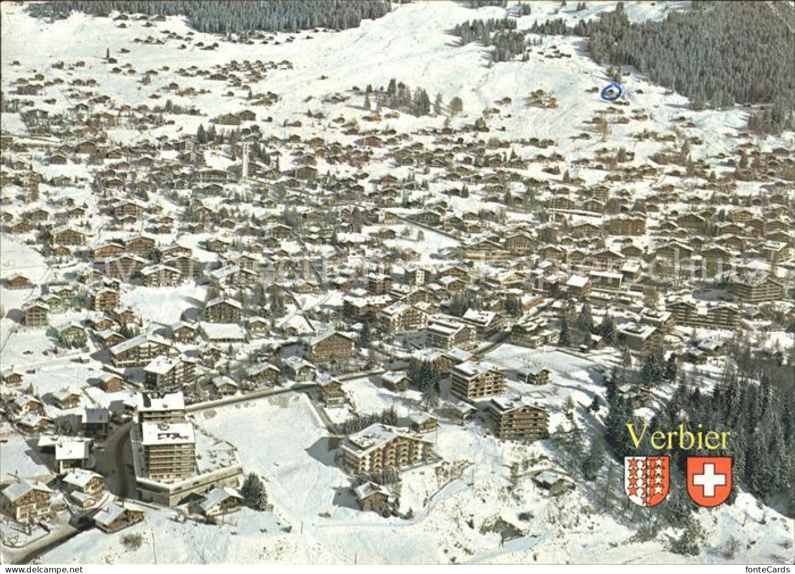 11891384 Verbier Fliegeraufnahme Verbier - Autres & Non Classés